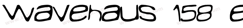 wavehaus 158 extrabo字体转换